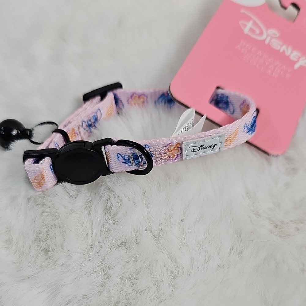 Sassy Meow Disney Stitch Cat Breakaway Adjustable Collar Sm 0.4" X 5.5"-8" Pink